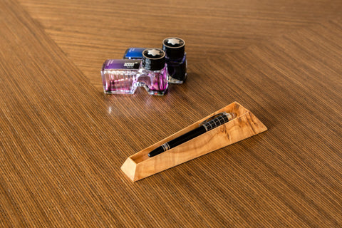 STYLO' Pen Holder Mapa Burl