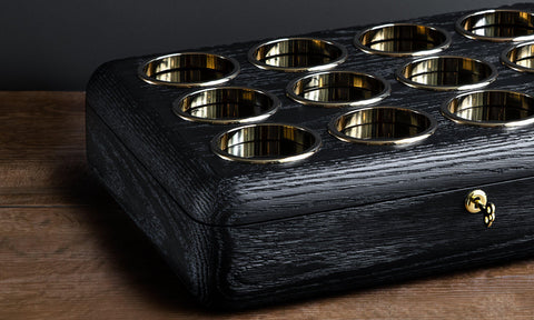 VOYEUR BLACK' Black Oak Watchbox