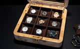 VOYEUR' Mapa Burl Watch Box '9