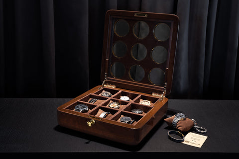 VOYEUR' Walnut Watch Box '9