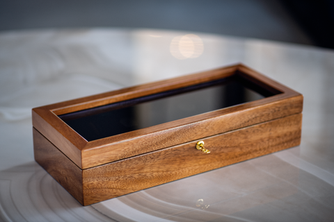 CARPE DIEM XL' Acacia & Ebony Watch Box