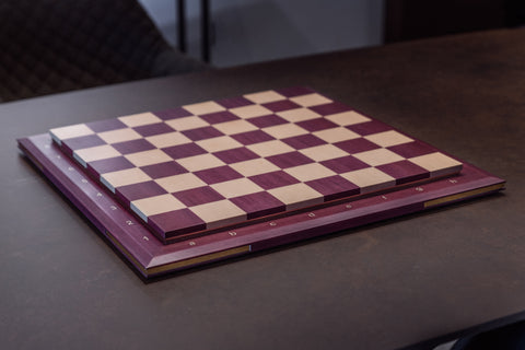 MONO' Purple Heart Chess Board