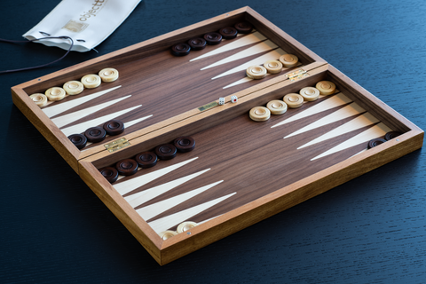 4CHAR' Teak&Pyramid Backgammon